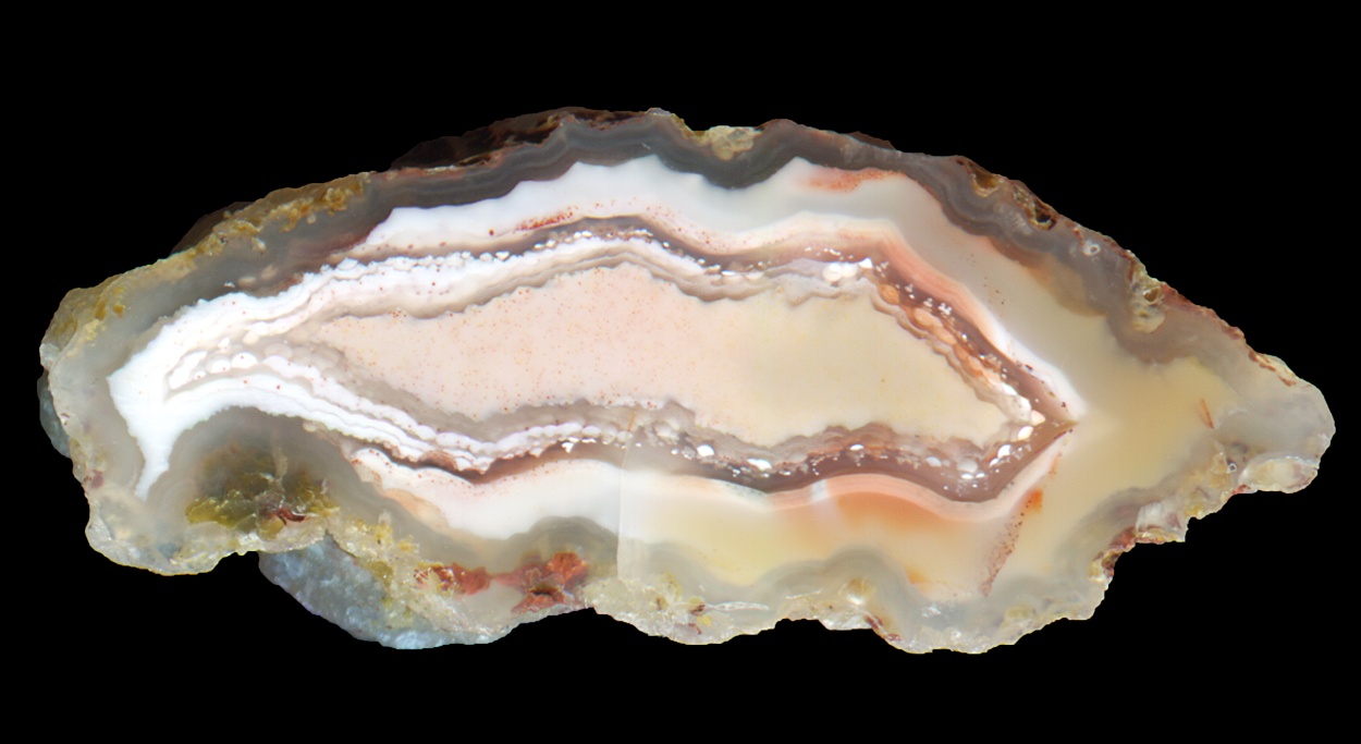 Scurdie Ness Agate with Soft Colours and Banding