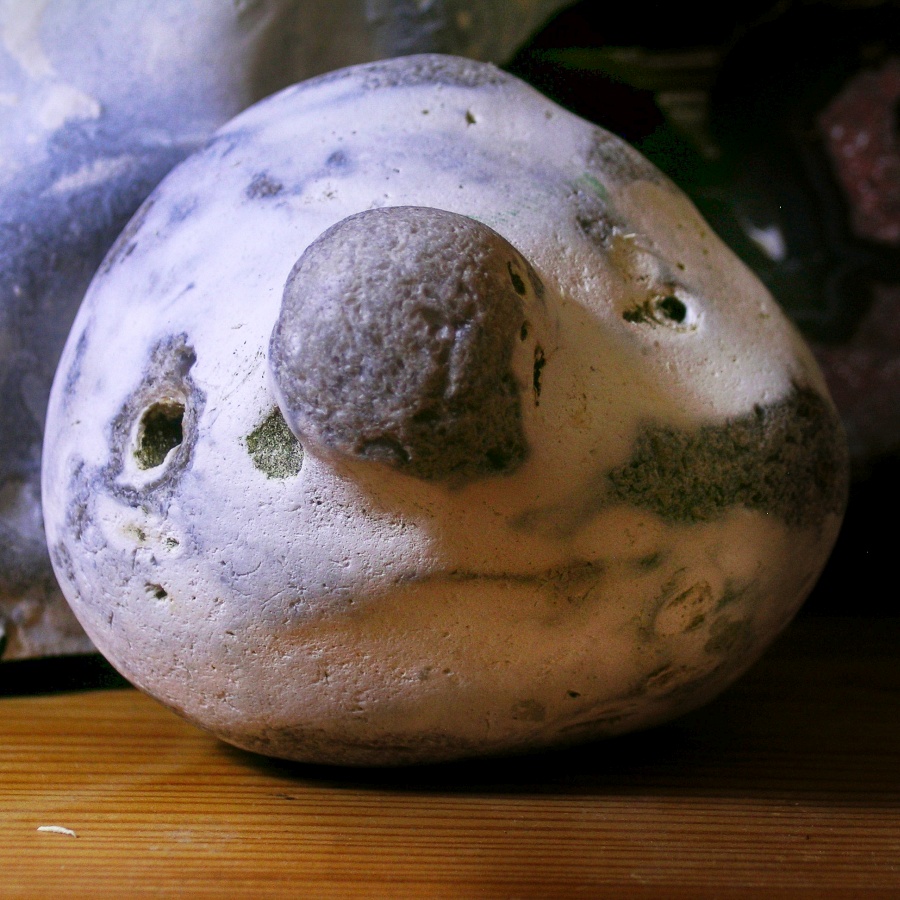 Troll Face Flint Pebble