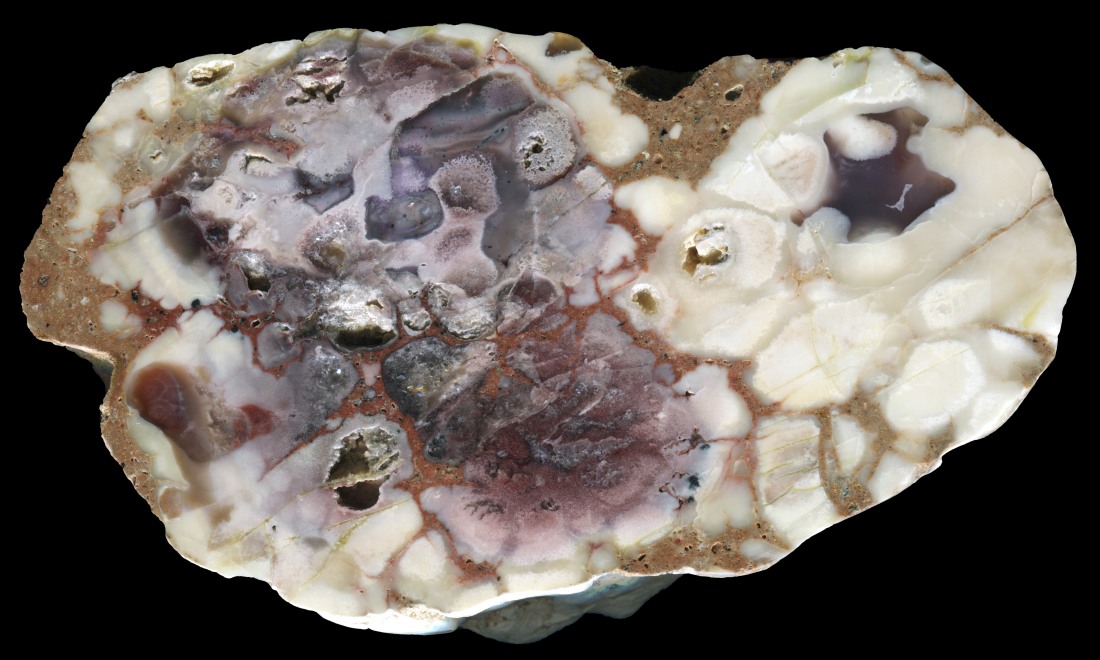 Yenisofça / Eskişehir Opal Nodule with Purple, Turkey