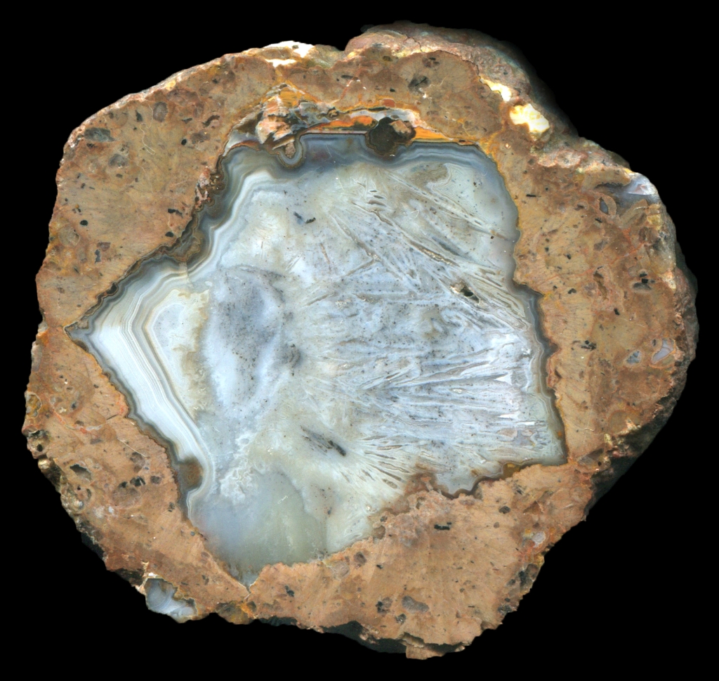 Small Susuz Thunderegg with Pale Sagenite