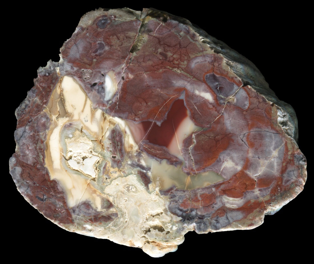 Axe Handle Thunderegg with Vivid Colours