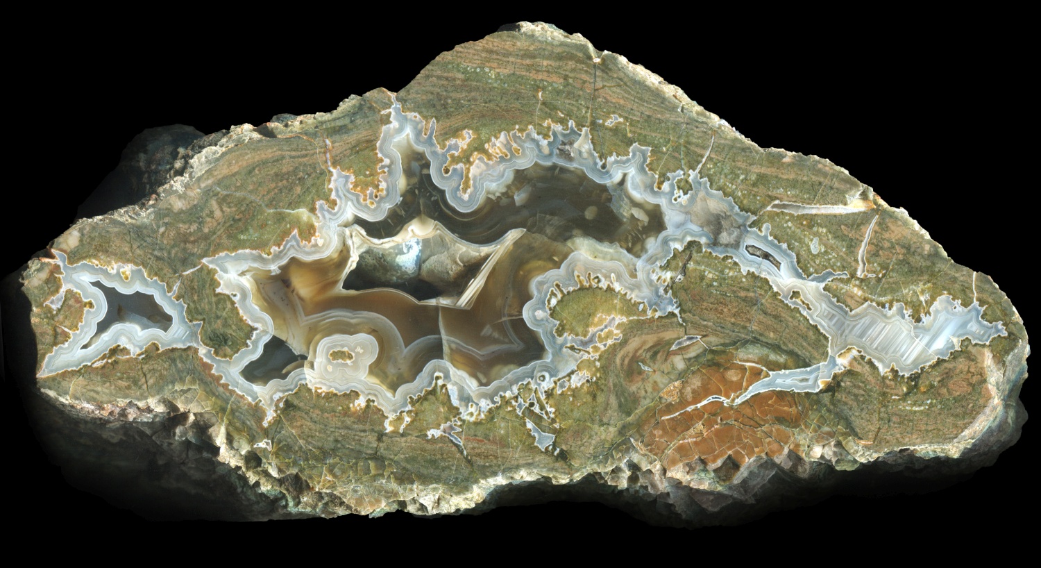Large and Complex Dragonskin Thunderegg