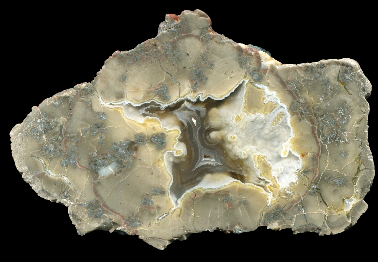Meadow Bed Thunderegg with Banded Agate and Shallows