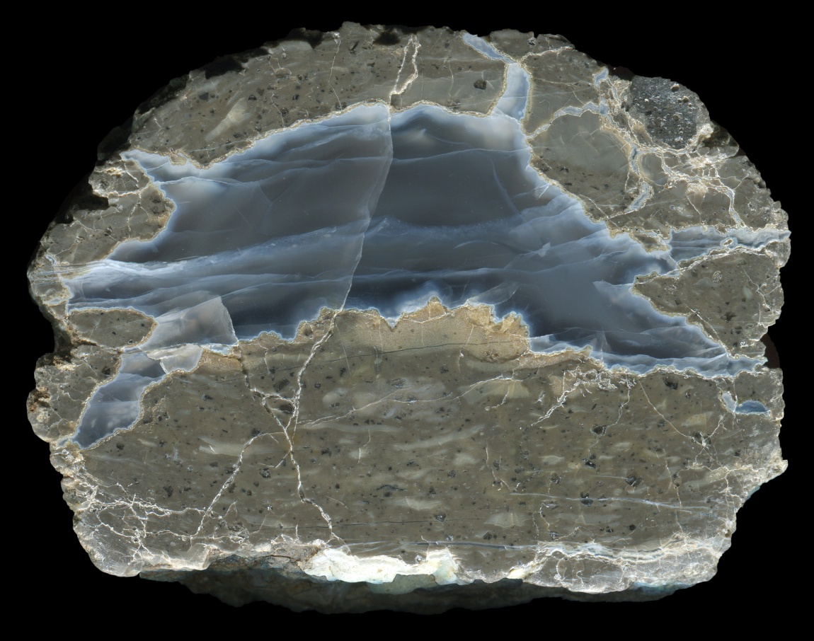 Reservoir Bed Specimen with Speckled Matrix