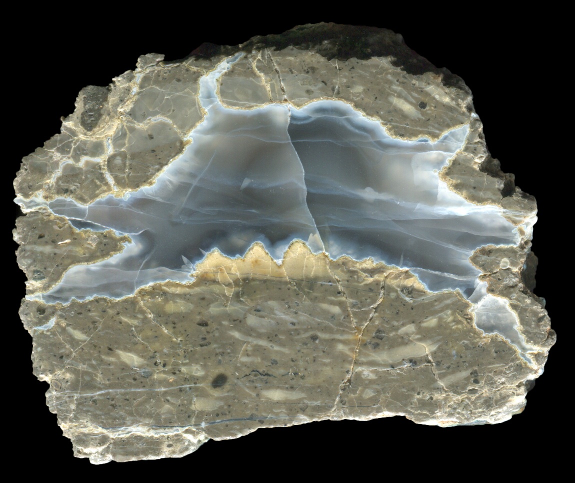 Reservoir Bed Specimen with Speckled Matrix