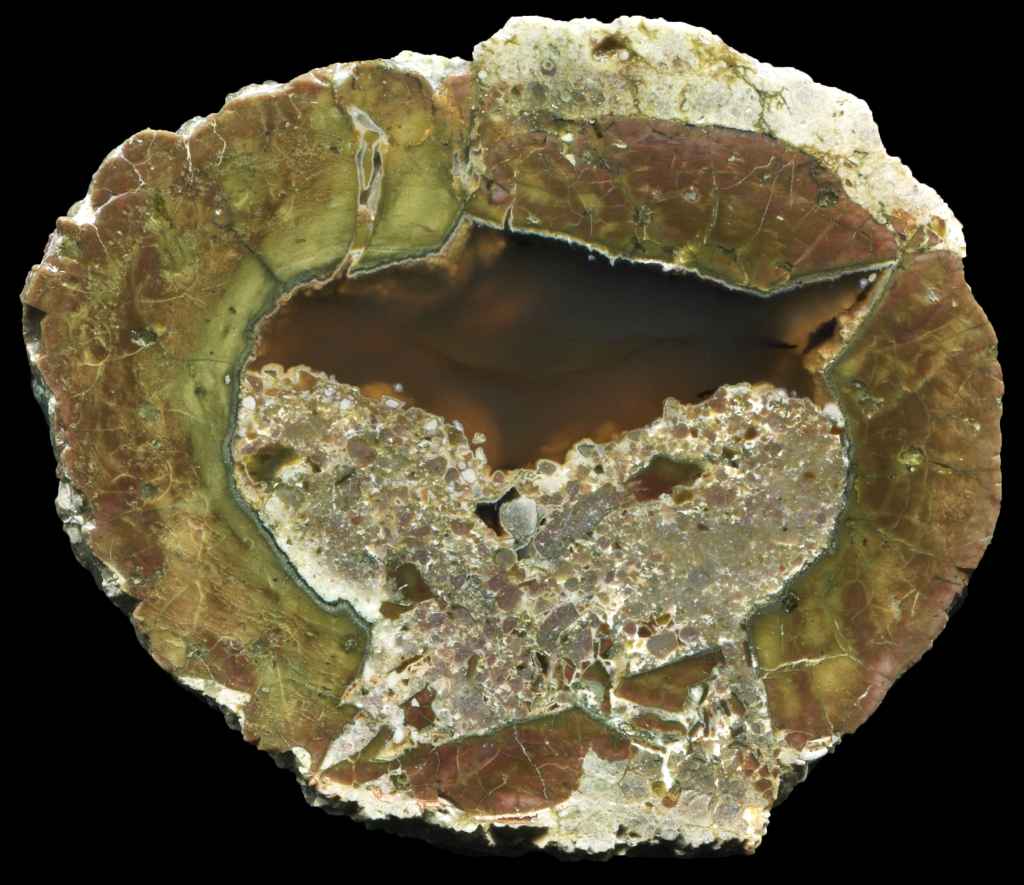 Eddy Bed Thunderegg with Rubble Pile